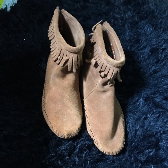 Minnetonka 📿Suede moccasins size 6📿 - Picture 3 of 5